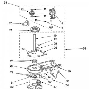 Bild 1 zu Artikel KitchenAid-Ersatzteile Gehäusedichtung Nr. 26 (Gasket) 